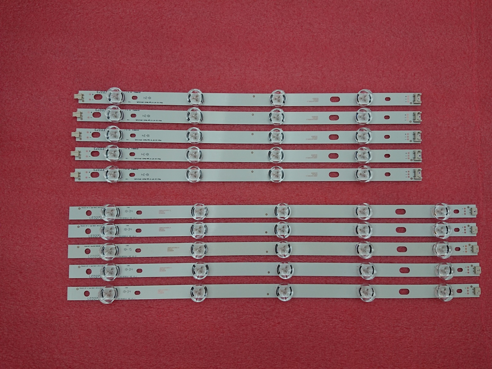 Kit 10pcs LED strip Replacement for LG T420HVN05.2 innotek POLA2.0 42 inch A B POLA 2.0 42
